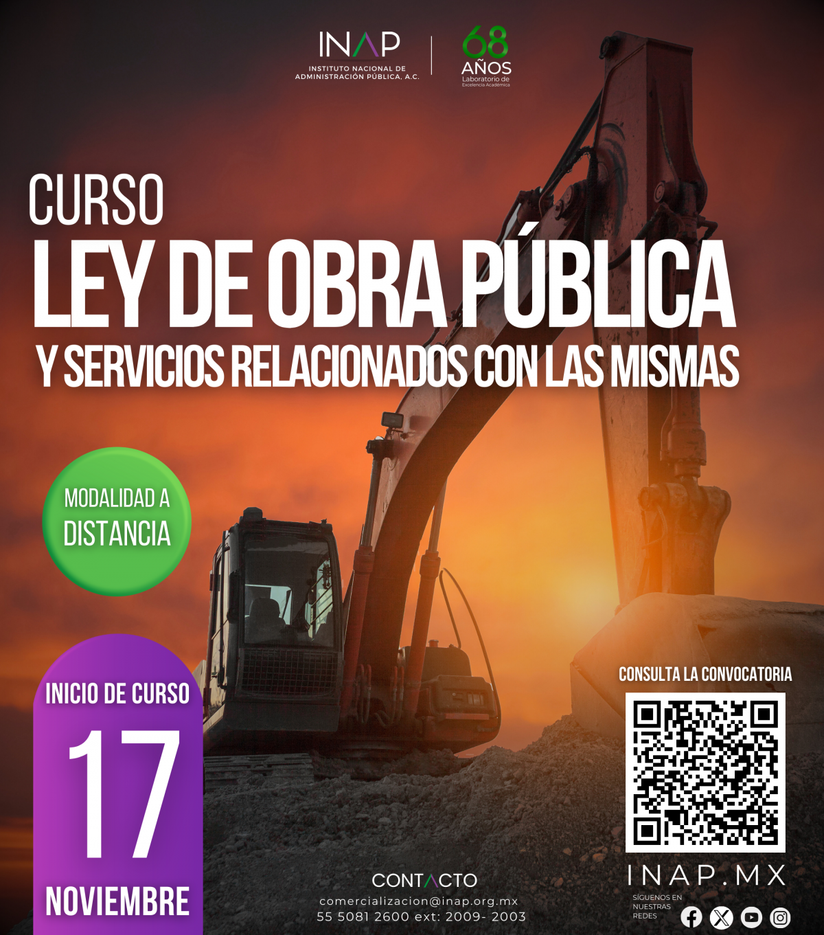 Curso Ley de Obra Pública y Servicios Relacionados con las Mismas INAP