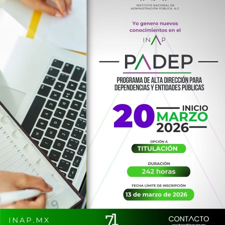 Programa de Alta Dirección para Dependencias y Entidades Públicas - PADEP (Titulación)