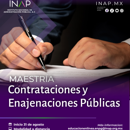 Maestría en Contrataciones y Enajenaciones Públicas