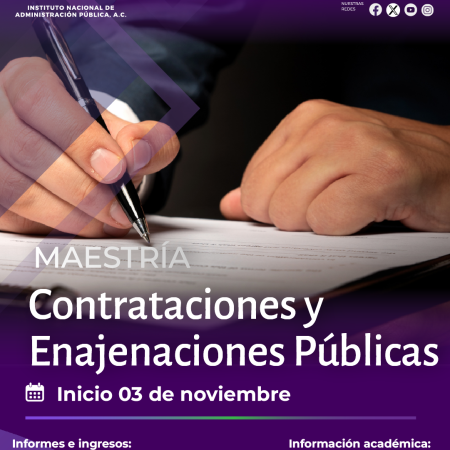 Maestría en Contrataciones y Enajenaciones Públicas